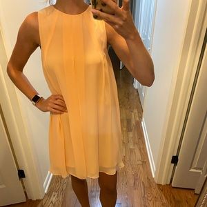 BCBGeneration Peach Keyhole Dress
